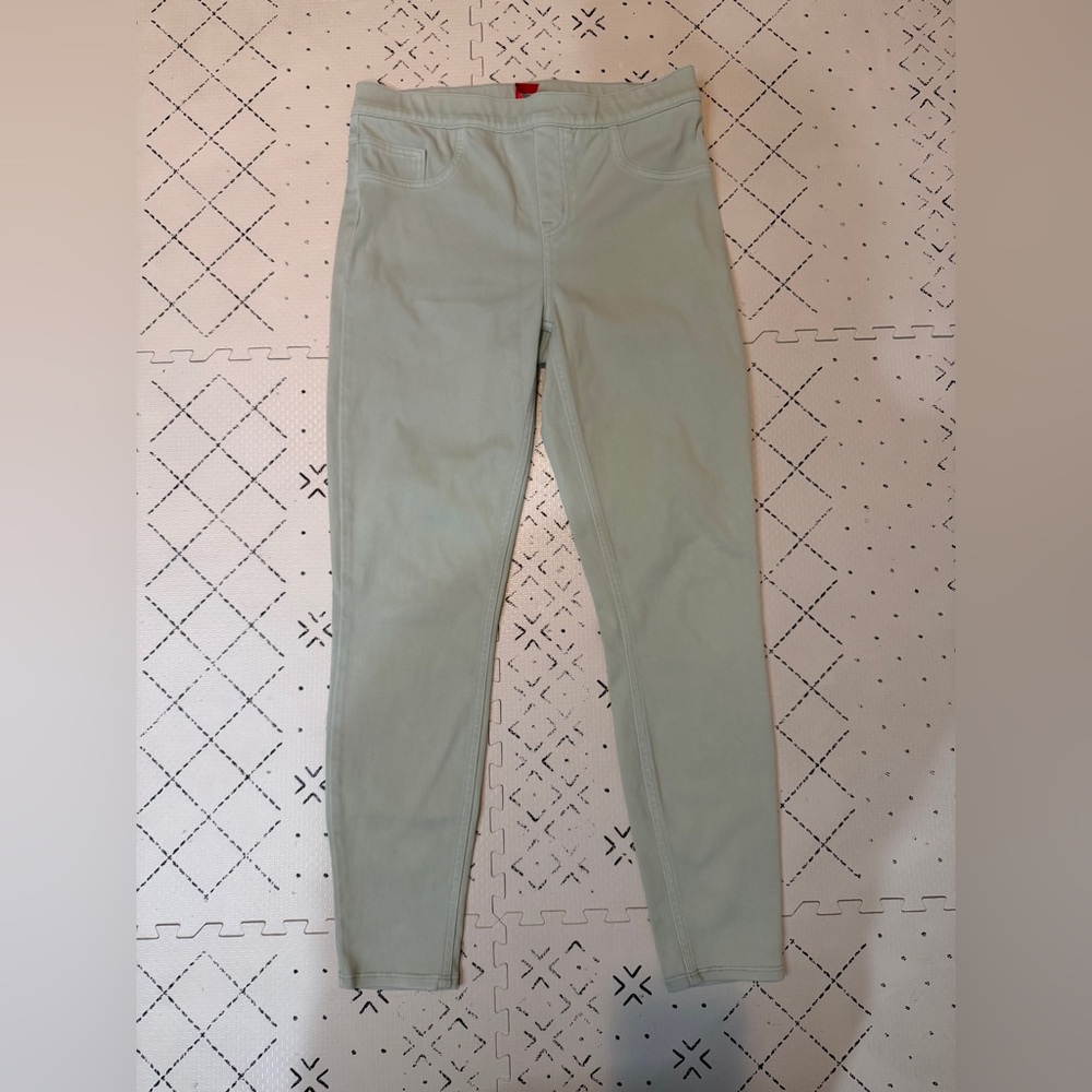 Spanx Ankle Skinny Jeans jeanish- light teal / mint L
